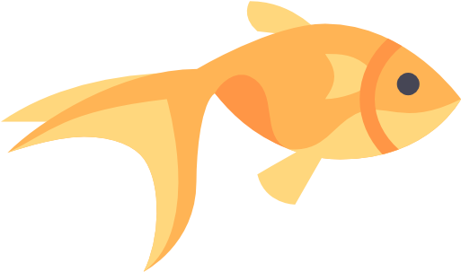 Goldfish Free Icon - Water Animals Cartoon Png (640x480)