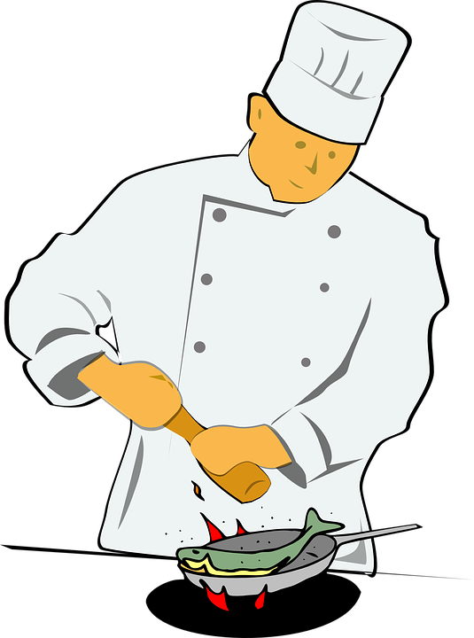 Pizza Chef Clipart 21, - Chef Clip Art (535x720)