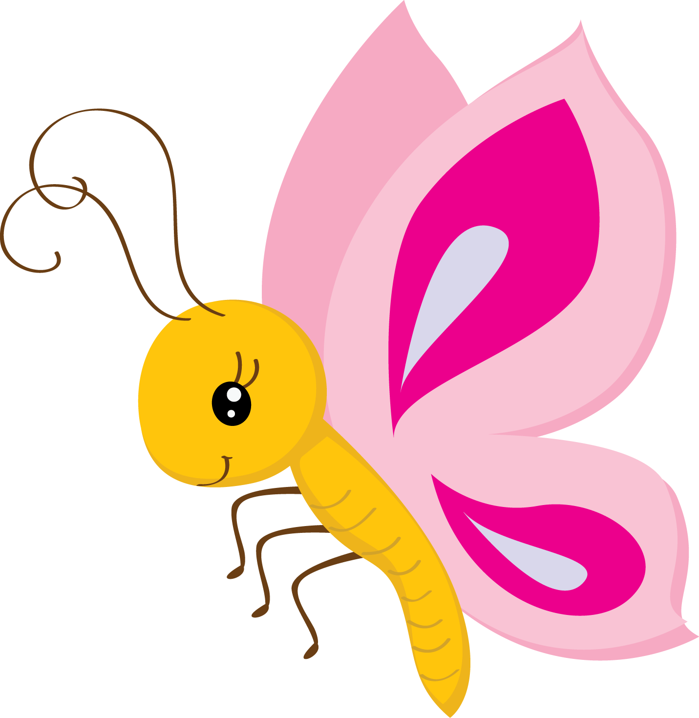Cute Butterfly Clip Art - Borboletas Minus (1431x1470)