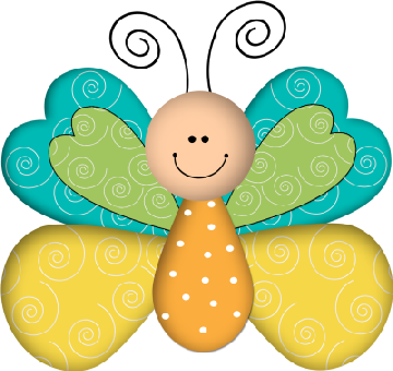 Set Ilustraciones Ya Llegó La Primavera En Png Para - Dibujos Infantiles Mariposas (360x340)
