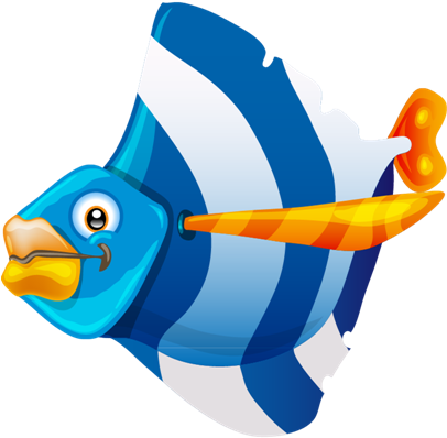 Zu Oft Wurde Er Bereits Von Seinen Unterwasser-kollegen - Cartoon (405x405)