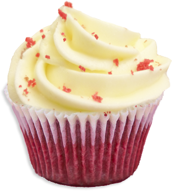 Sweets Clipart Red Velvet Cupcake - Hummingbird Bakery Red Velvet Cupcakes (340x378)