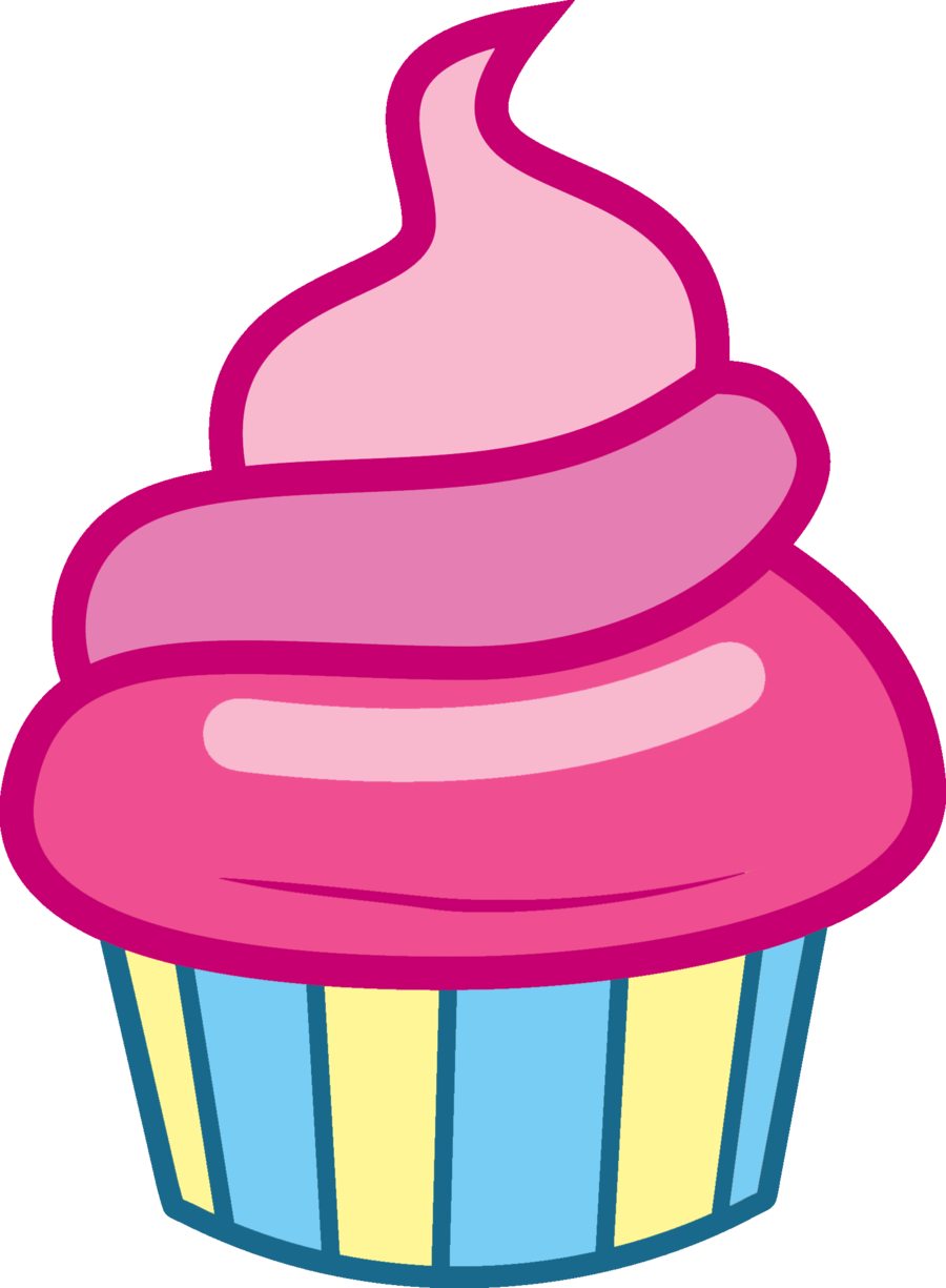 Carrot Outline Clip Art - Mlp Cupcake Cutie Mark (900x1225)
