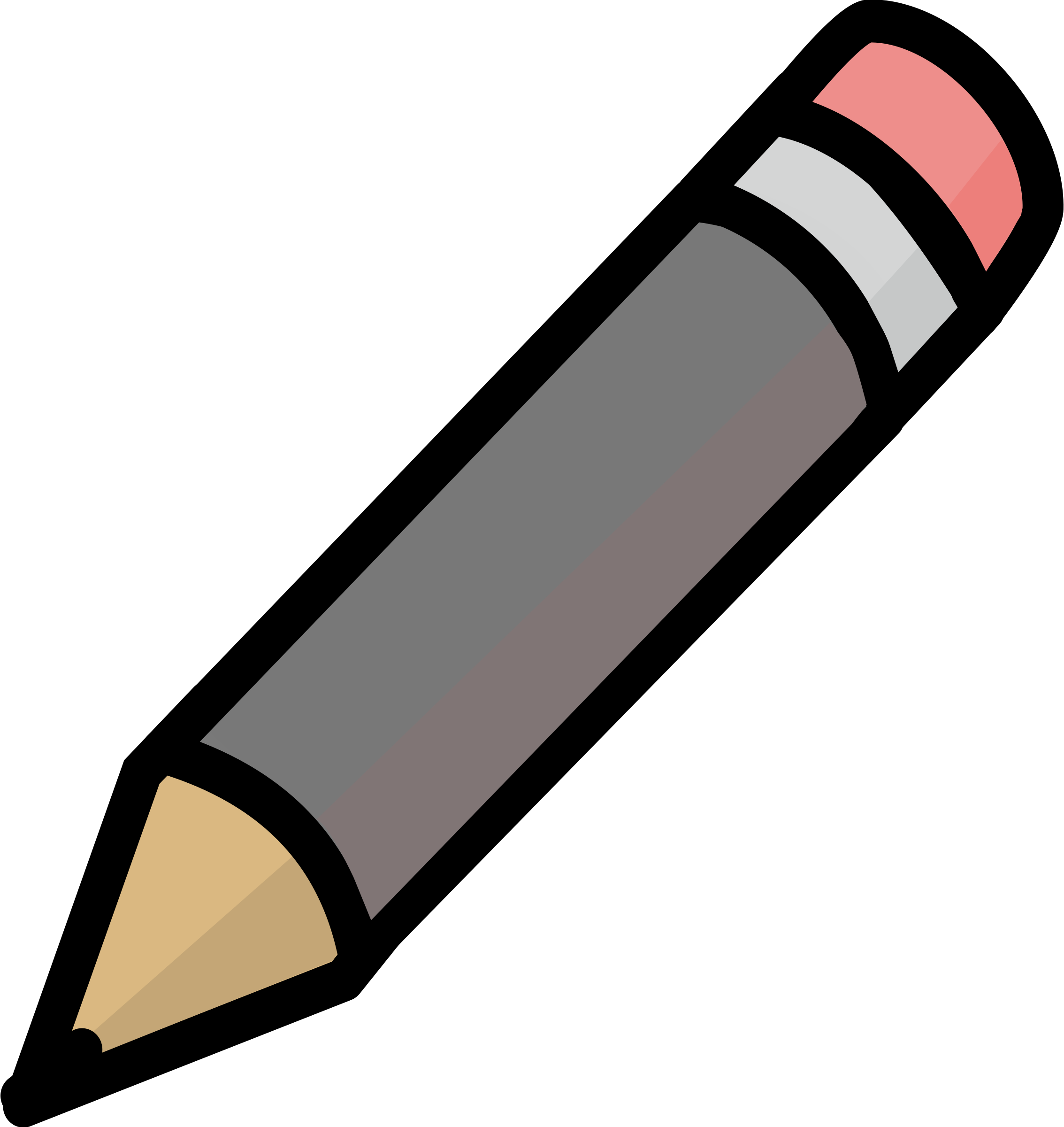 This Free Icons Png Design Of Gray Pencil Icon - Gray Pencil (2267x2400)