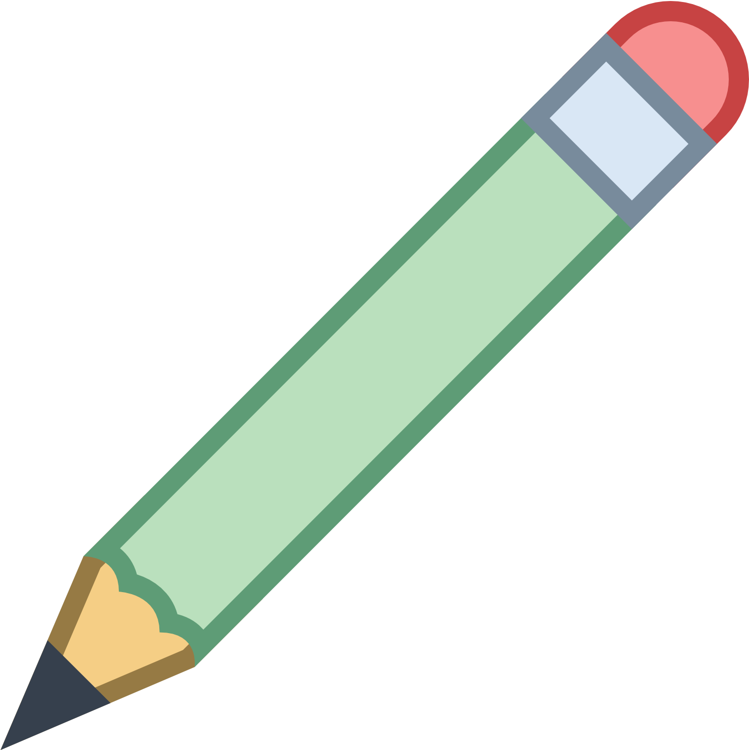 Pencil Clipart Four - Editar Usuarios Iconos Png (1600x1600)