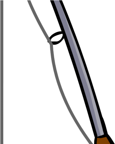 Fishing Pole Clipart Hook - Fishing Rod Clipart Png (640x480)