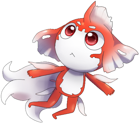Goldfish Maronian By Kohanaans - Cartoon (467x406)