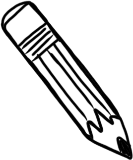 Pencil Sharpener Black White - Pencil Black And White Png (350x384)