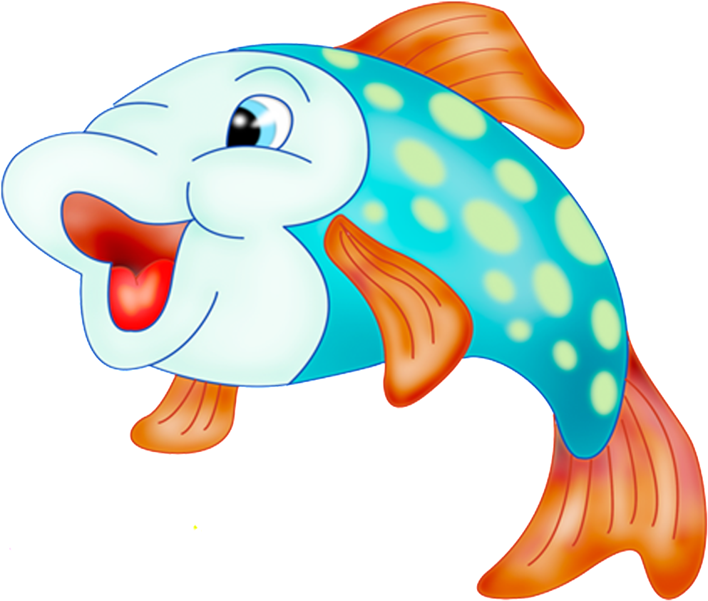 Goldfish Cartoon Illustration - Goldfish Cartoon Illustration (1024x1024)