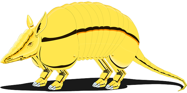 Animal Armadillo, Golden, Defense, Movie, Color, Steel, - Golden Armadillo (640x320)