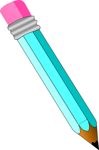 Pencil Clipart - Pencil Pen Clip Art (390x593)