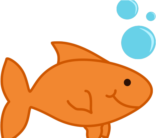 Goldfish Heart Cliparts - Gold Fish Clip Art (640x480)