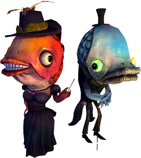 Fish Couple - Fish Couple (458x511)