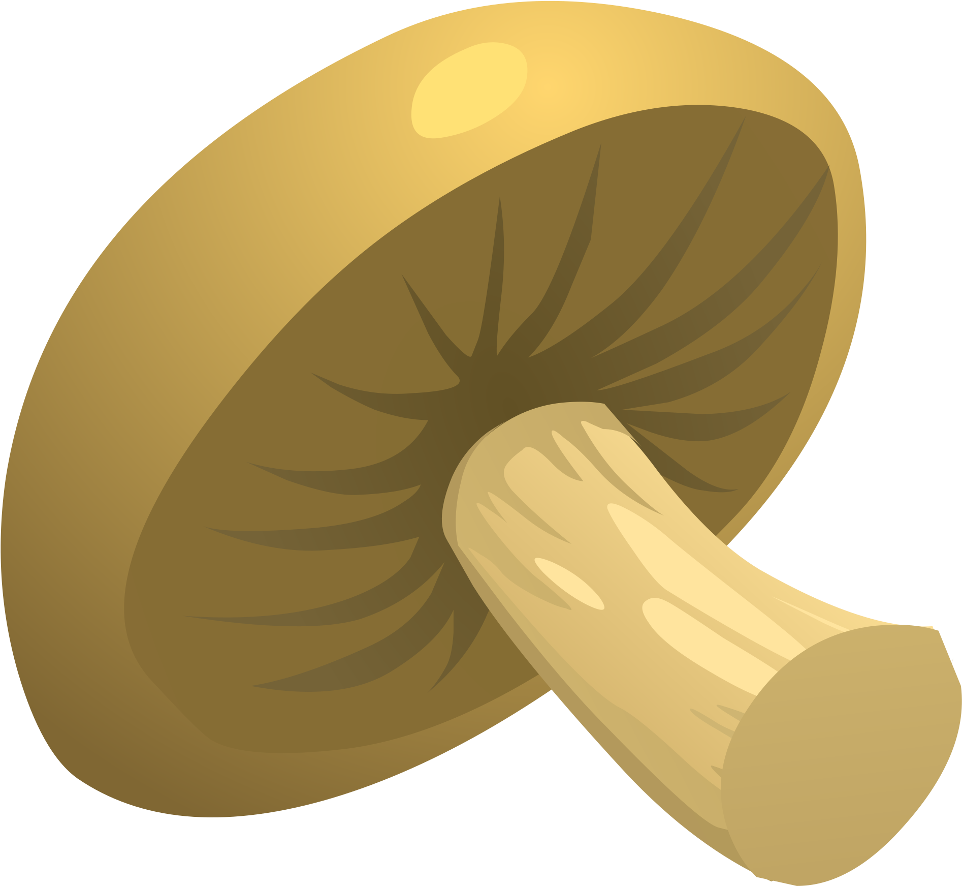 Clipart Food Mushroom - Mushroom Clipart (2400x2400)