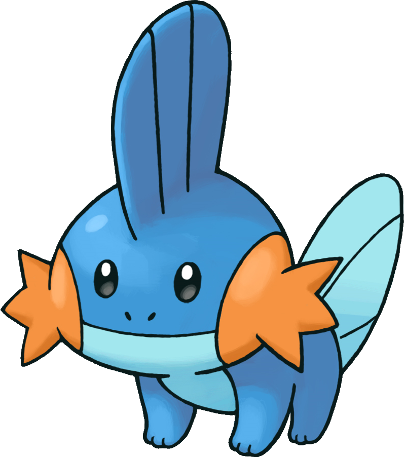 258mudkip Pokemon Mystery Dungeon Red And Blue Rescue - Pokemon Mudkip (797x902)