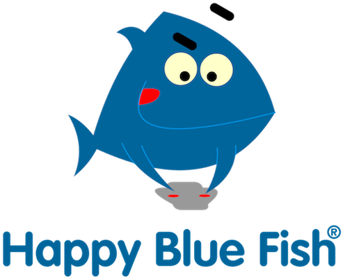 Happy Blue Fish - Always Be Happy Sms (512x427)