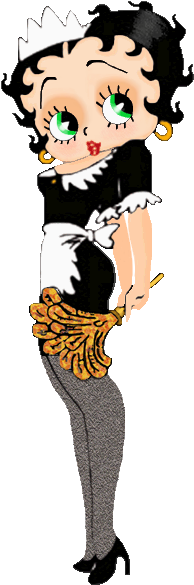Do You Need To Be Maid Up - Betty Boop French Maid (214x620)