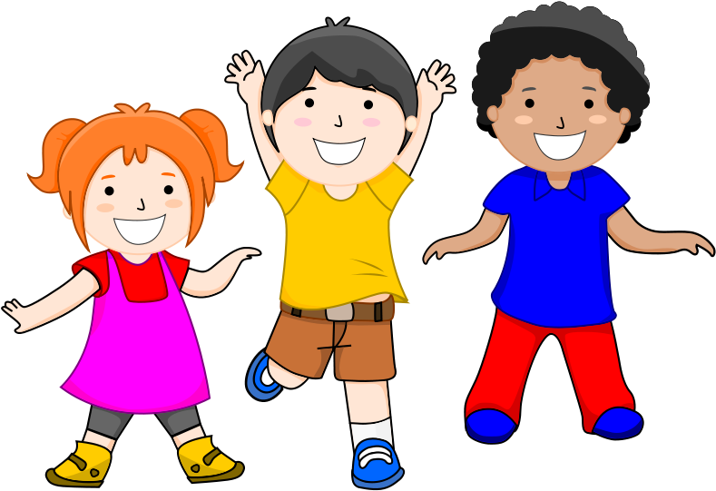 Free Happy Children Clip Art - Clip Art (800x552)