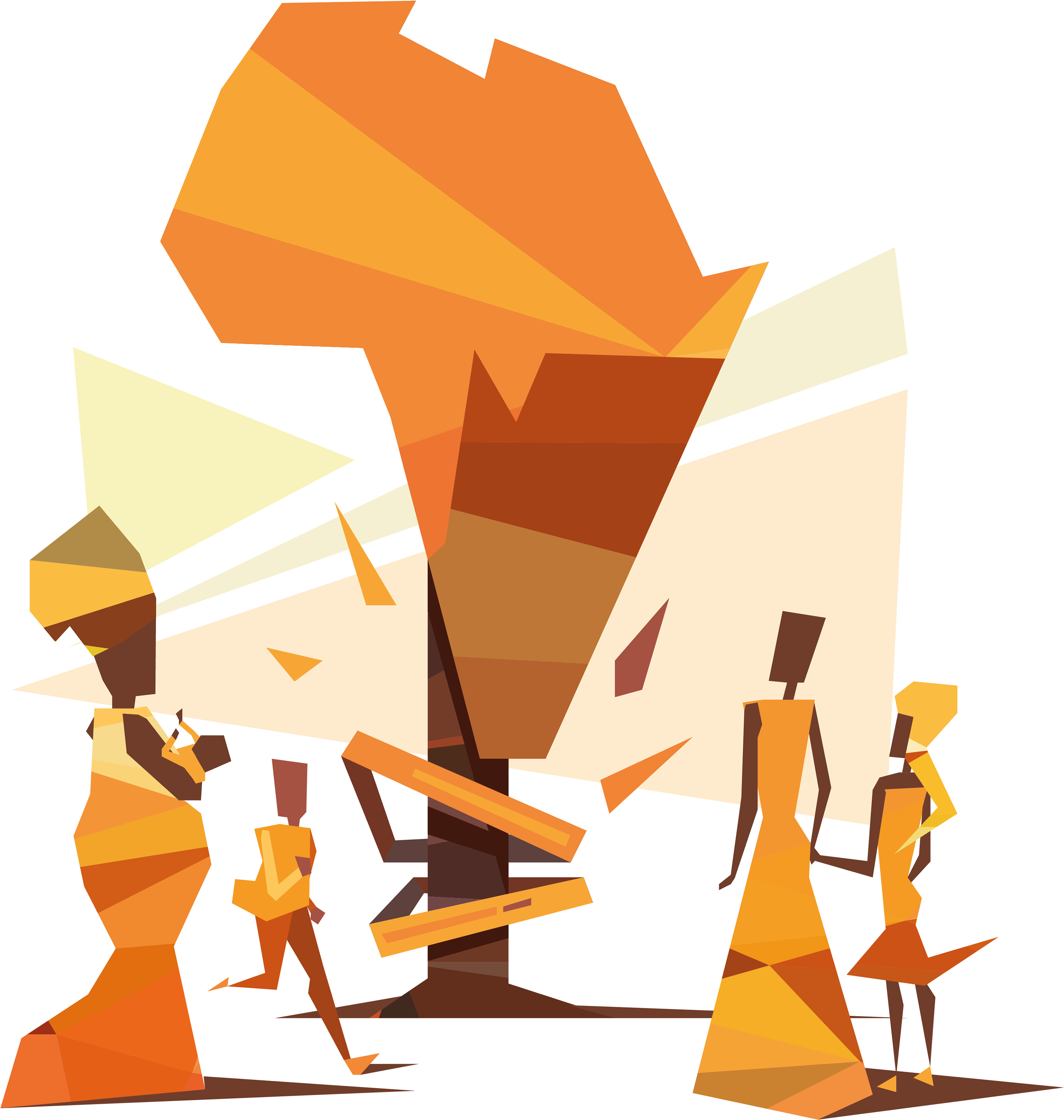 Art Direction And Illustration Work For An Association - Africa (3840x3714)