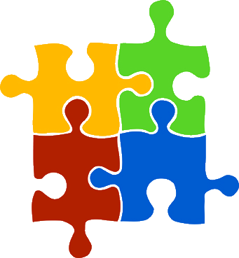Our Goal Is To Make Intentional Connections Between - Autism Puzzle Pieces Png (341x369)