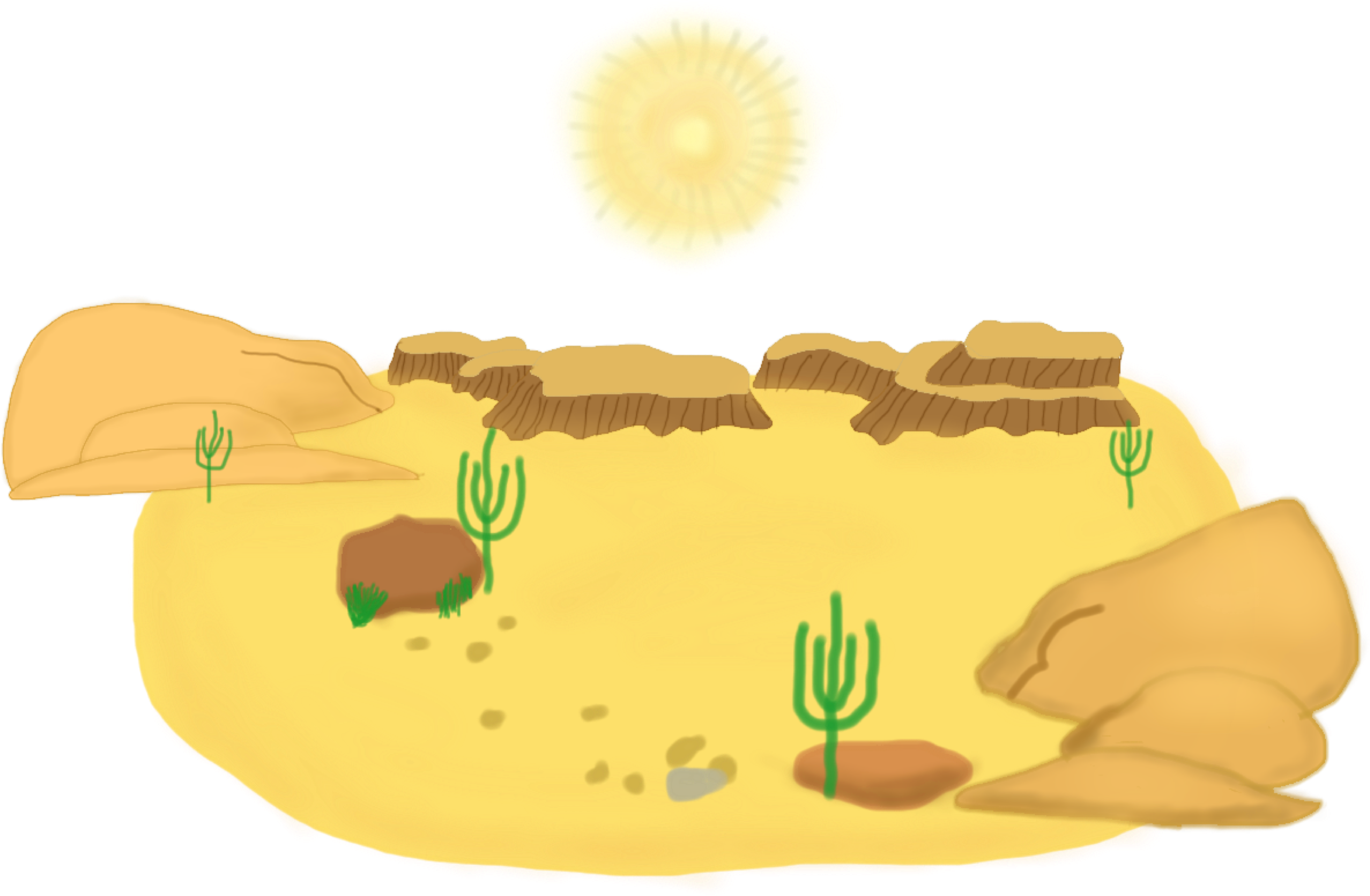 Desert Clipart For Kid - Clipart Desert (5204x5204)