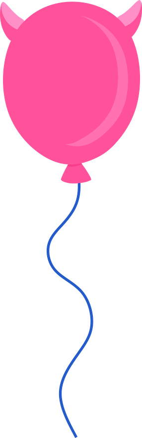 Monstros Sa - Minus - One Balloon Clipart Png (286x882)