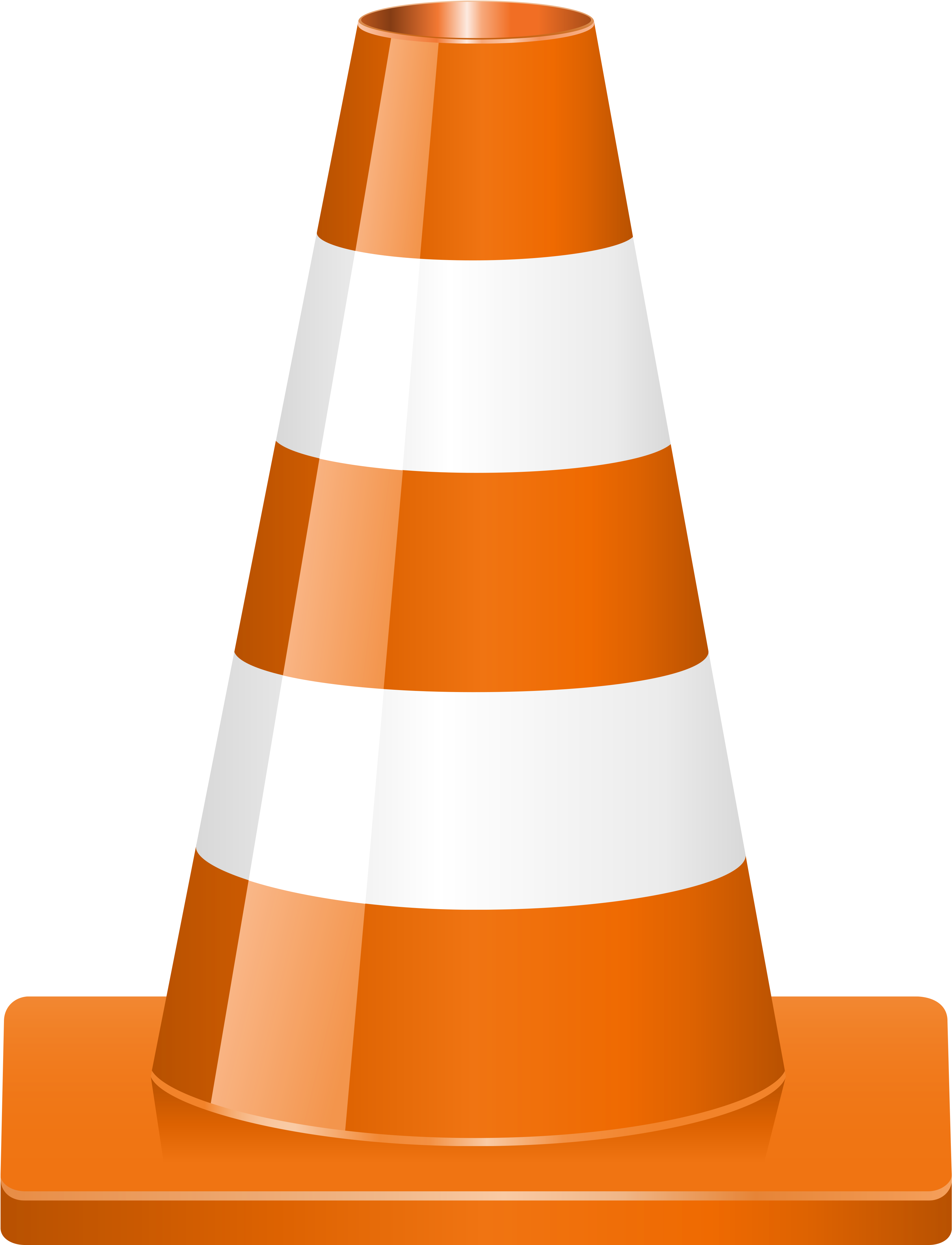 Cone Clipart Road Cone - Traffic Cone Clip Art Png (4116x4542)