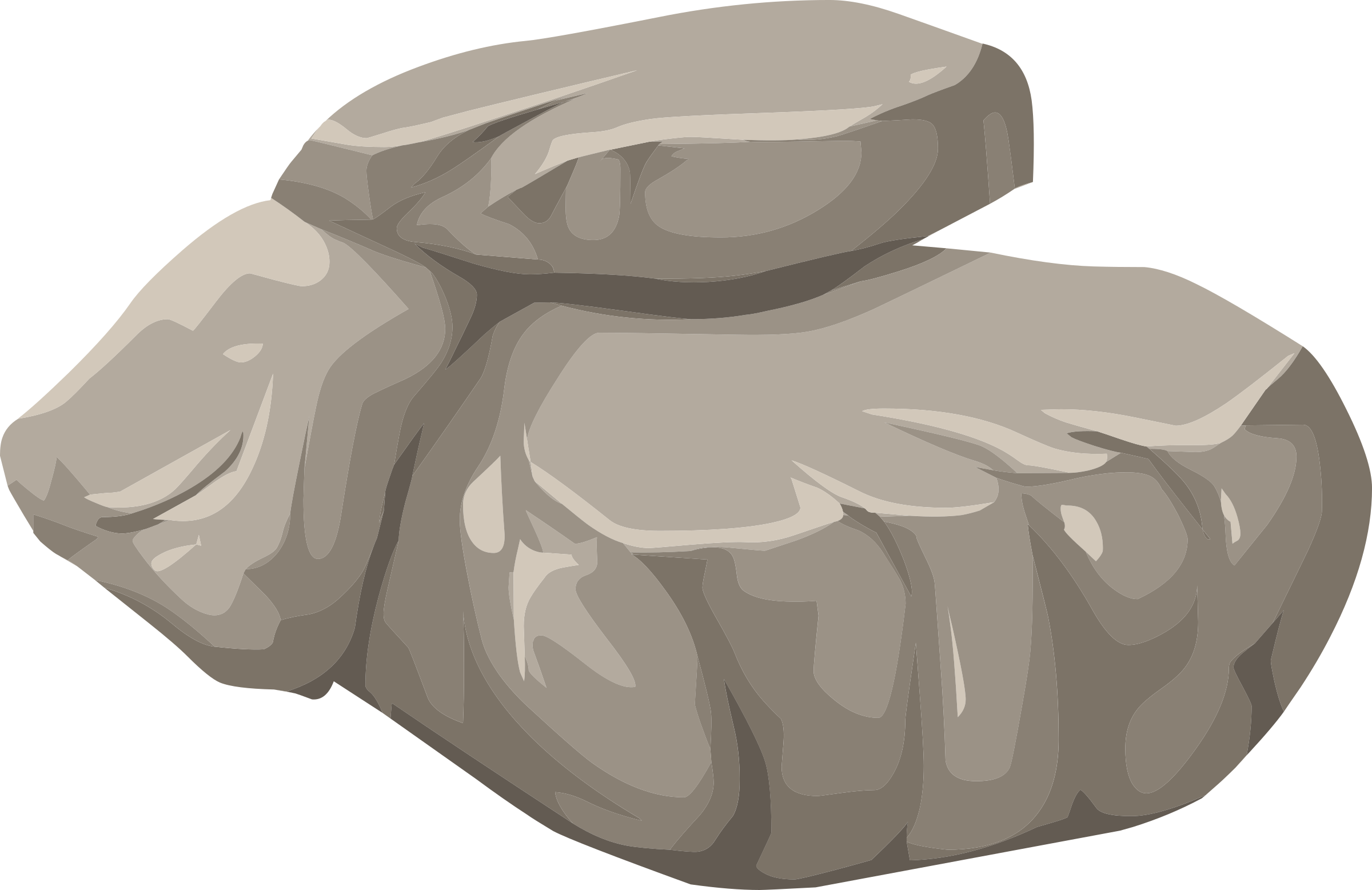 Rock Clipart Transparent - Rock Drawing Transparent Background (2400x1557)