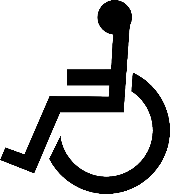 Ody And The Science Library Are Wheelchair Accessible - Handicap Sign (561x640)