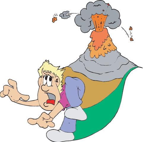 Explore Volcanoes In This Interactive From Discovery - During Volcanic Eruption Clipart (482x477)