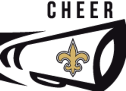 Ascension Saints Cheer - New Orleans Saints Frosted Pint Glass, Multi (480x355)