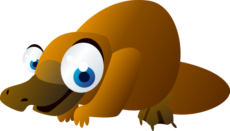 Platypus Cartoon Illustration - Platypus Cartoon Illustration (751x430)
