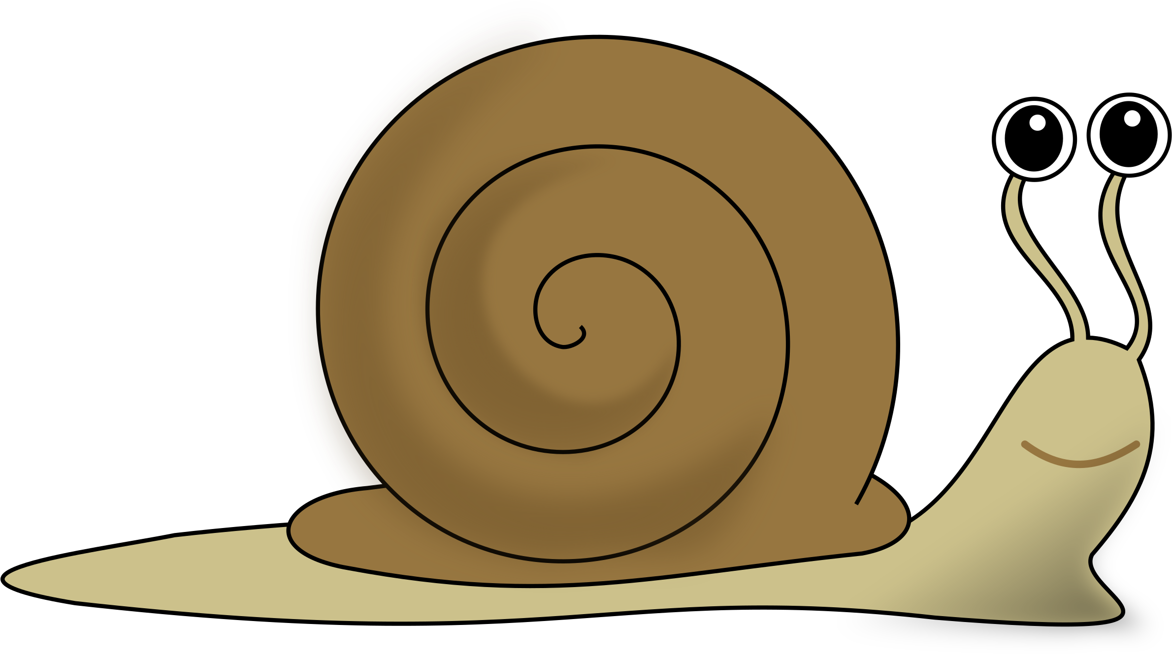 Clipart - - Snail Clip Art (2400x1357)