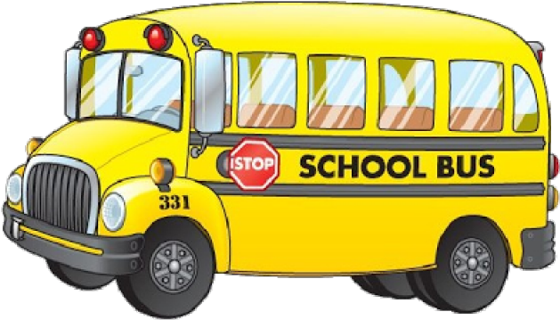 Cartoon School Buses - School Bus Clipart (640x480)
