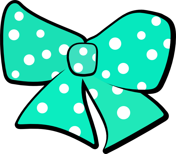 Bow In Hair Clip Art (600x524)