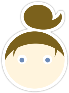 Brown Hair Blue Eyed Girl - Mopar (375x360)
