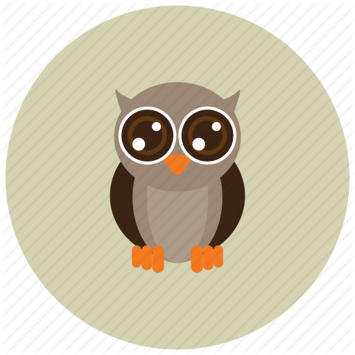 Owl Circle Icon - Owl Icon Png (512x512)