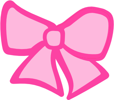Pink Hair Clipart Hello Kitty - Hair Bow Clip Art (600x421)