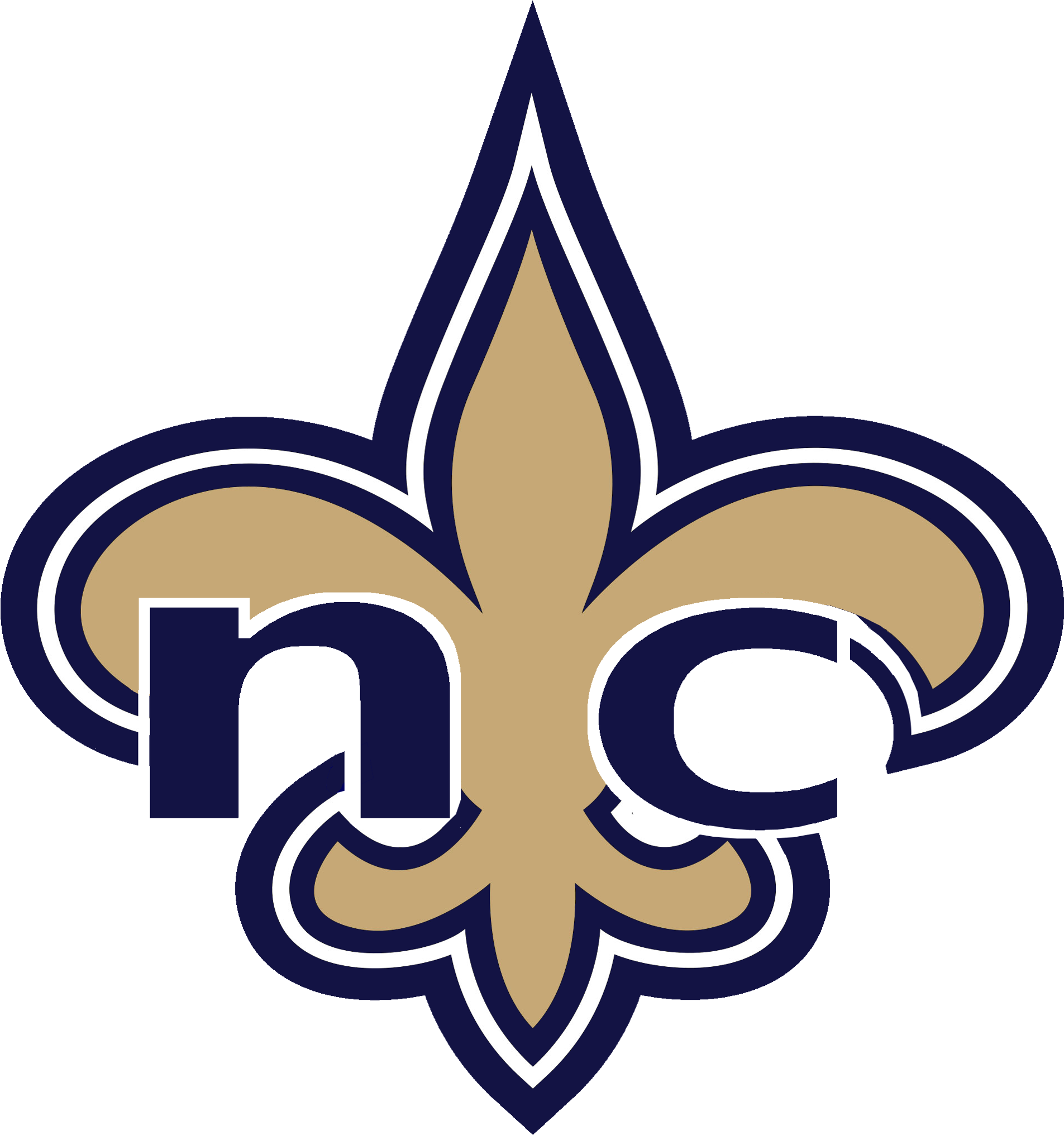 New Cumberland Saints - New Orleans Saints Logo Png (1908x2071)