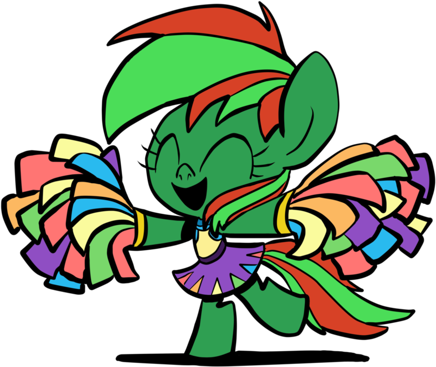 Sony Pony Cheerleader By Joeywaggoner - Sony Pony Cheerleader By Joeywaggoner (972x823)
