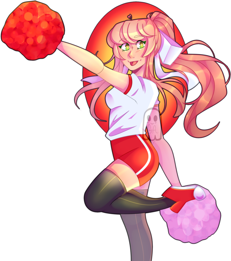 Found Fanartmonika - Doki Doki Literature Club! (858x931)