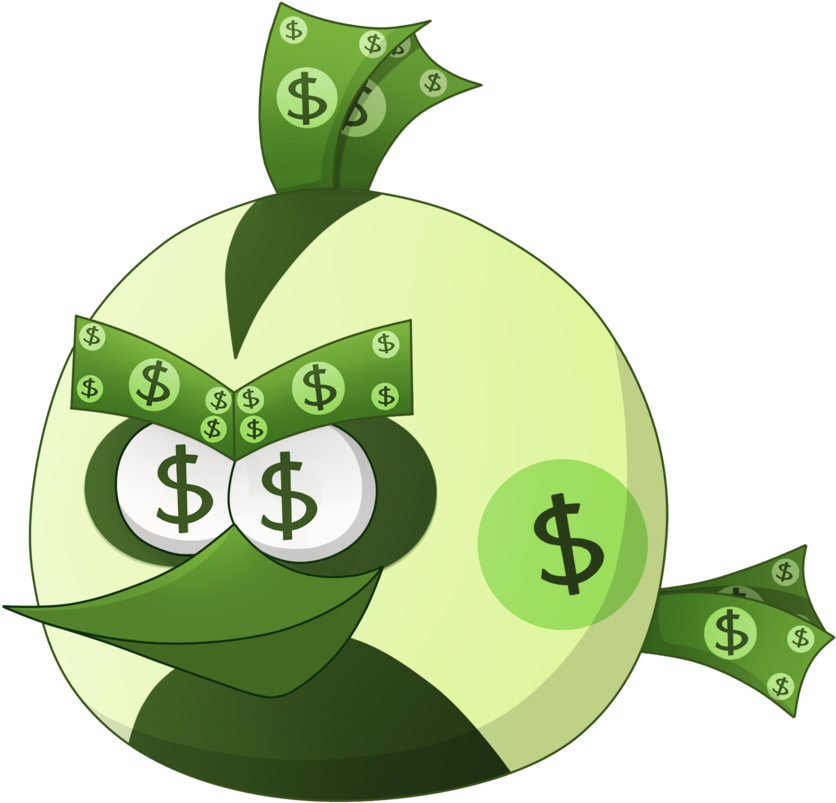 Money Bird By Antixi Money Bird By Antixi - Illustration (1024x1024)