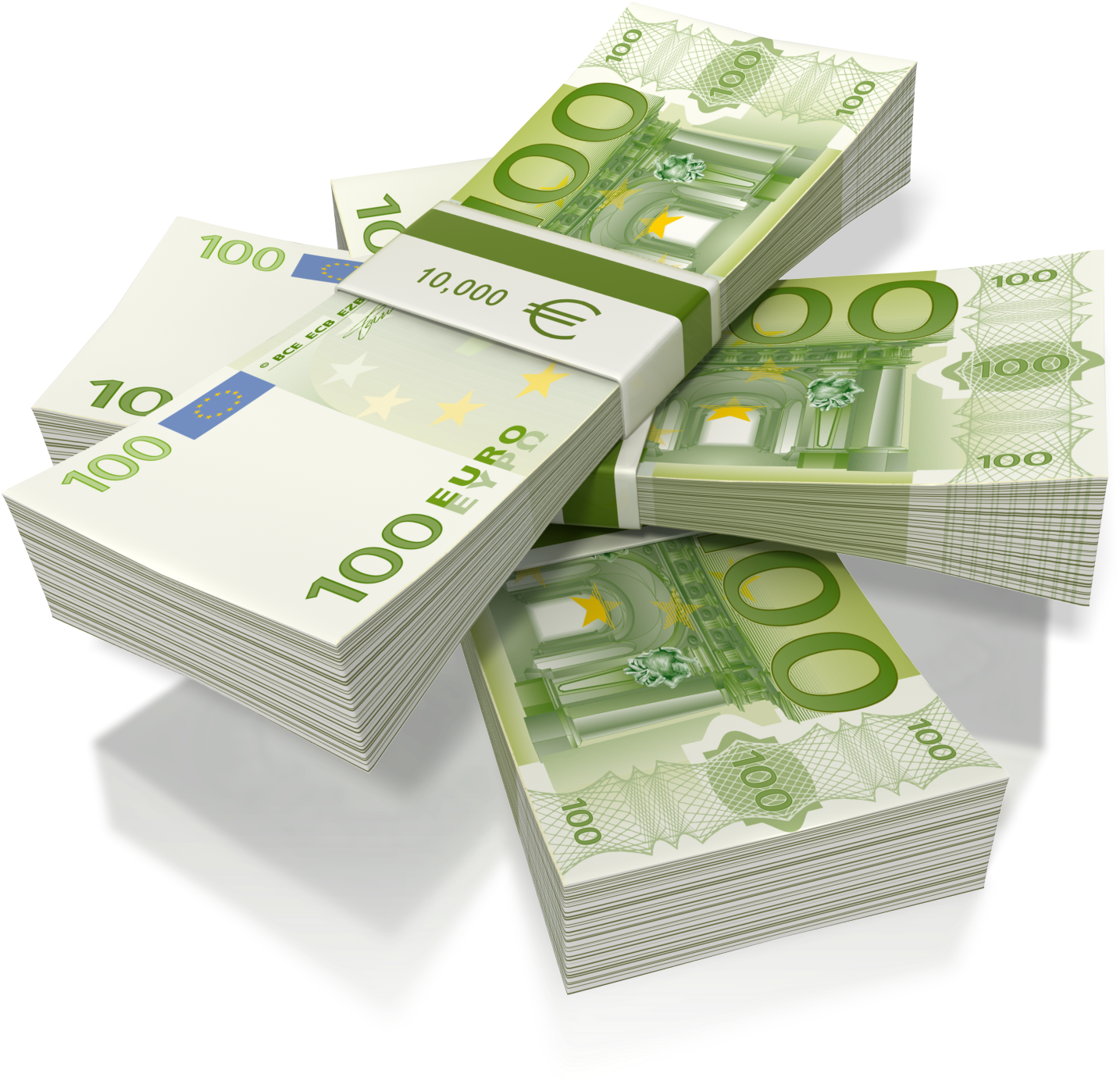 Money Transparent Euro (1600x1470)