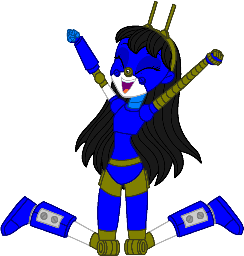 Melina Thermopolis Jump And Cheer By Magic Kristina - Mlp Eg Base Jump (866x923)