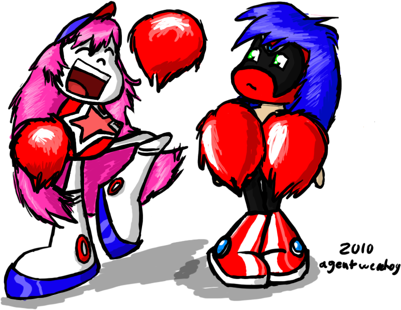 Cheerleader 1-up And Stinkoman By Agentwerehog - Cheerleader (816x700)