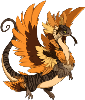 Hearthfire Is At Home In The Autumn Leaves - Pink Pretty Dragon (350x350)