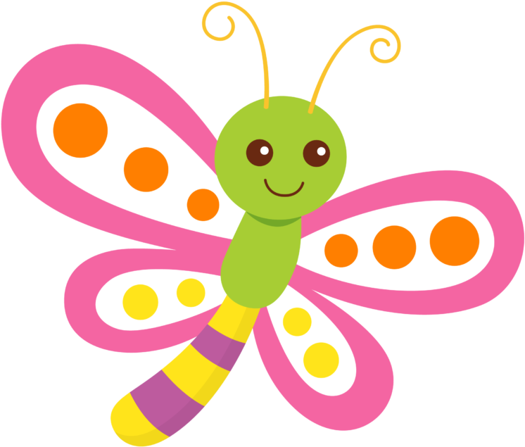 See Here Butterfly Clipart Black And White Outline - Bichinhos Jardim Encantado Png (800x659)