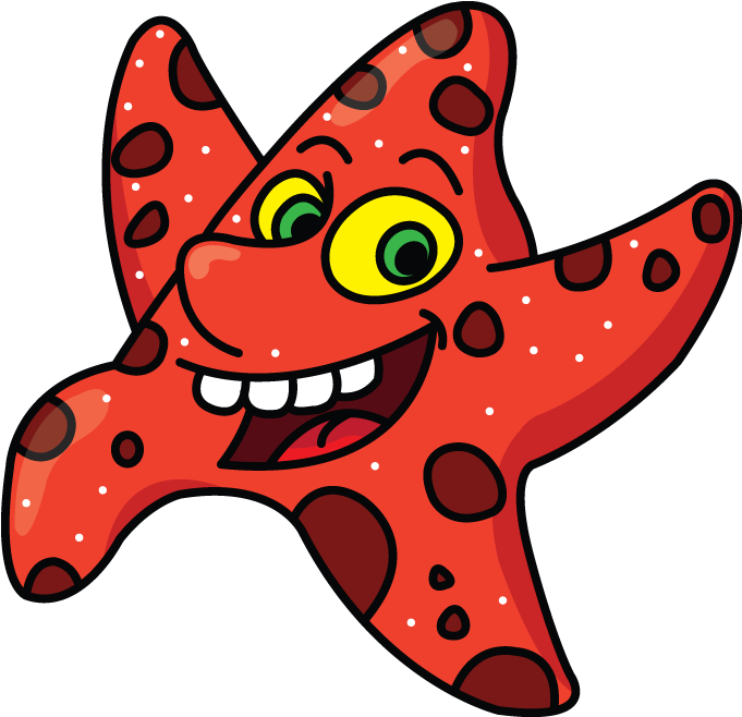 Drawn Starfish Transparent - Easy To Draw Starfish (720x1280)
