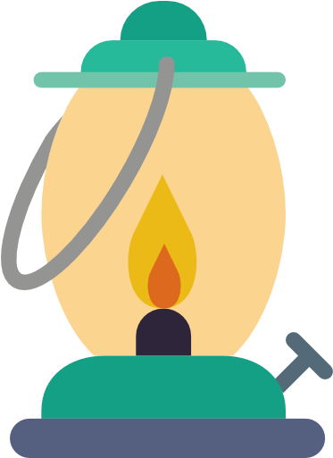 Lighting Scalable Vector Graphics Icon - Cartoon Oil Lamp Transparent (512x512)