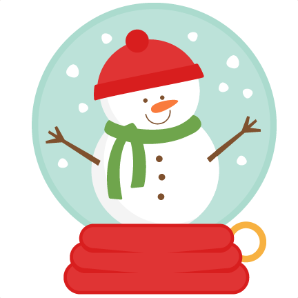 Snowman Snow Globe Svg Scrapbook Cut File Cute Clipart - Cute Snow Globe Clipart (432x432)
